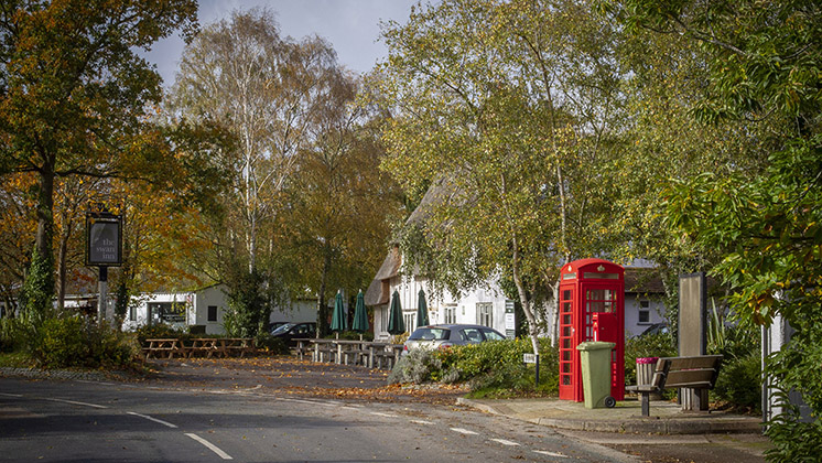 Photograph of the old centre of Milton Keynes Village